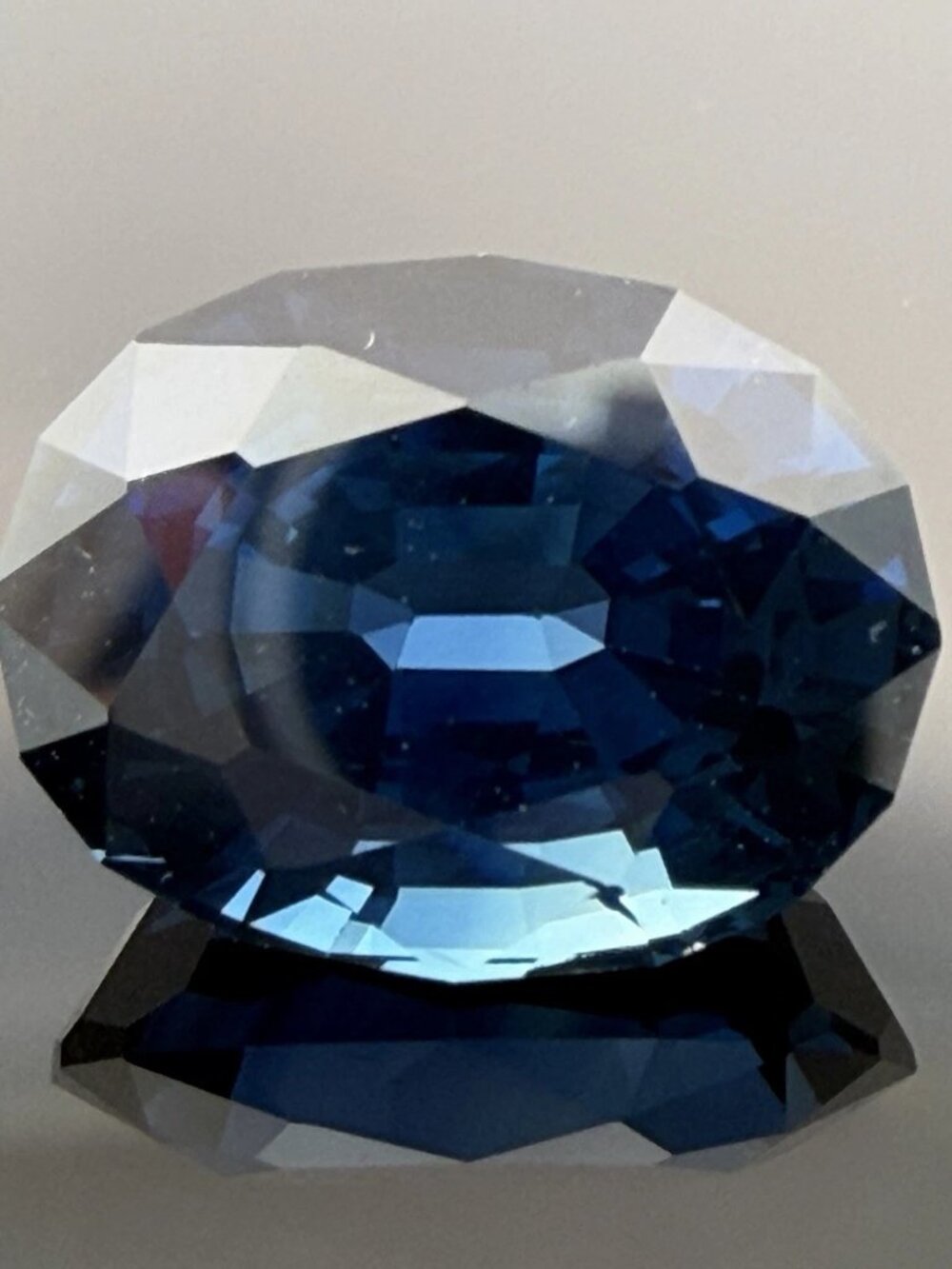 Natural Heated Thailand Loose Blue Sapphire GIA 6.37ct Oval Faceted